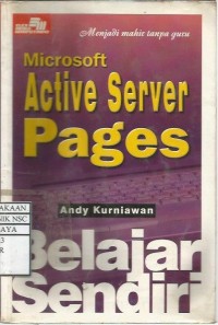 Belajar sendiri Microsoft Active serverPages